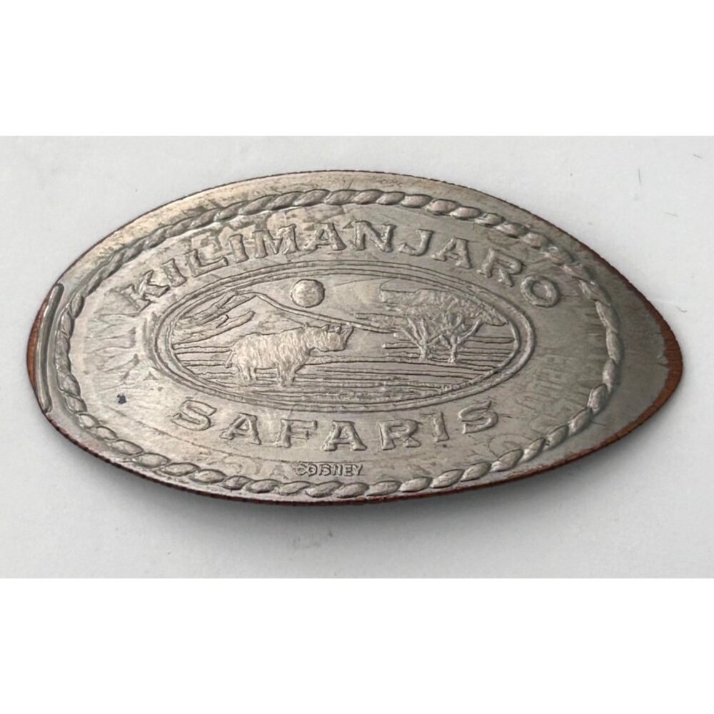 Kilimanjaro Safaris Pressed Quarter not Pressed Penny Disney Collectible Souveni